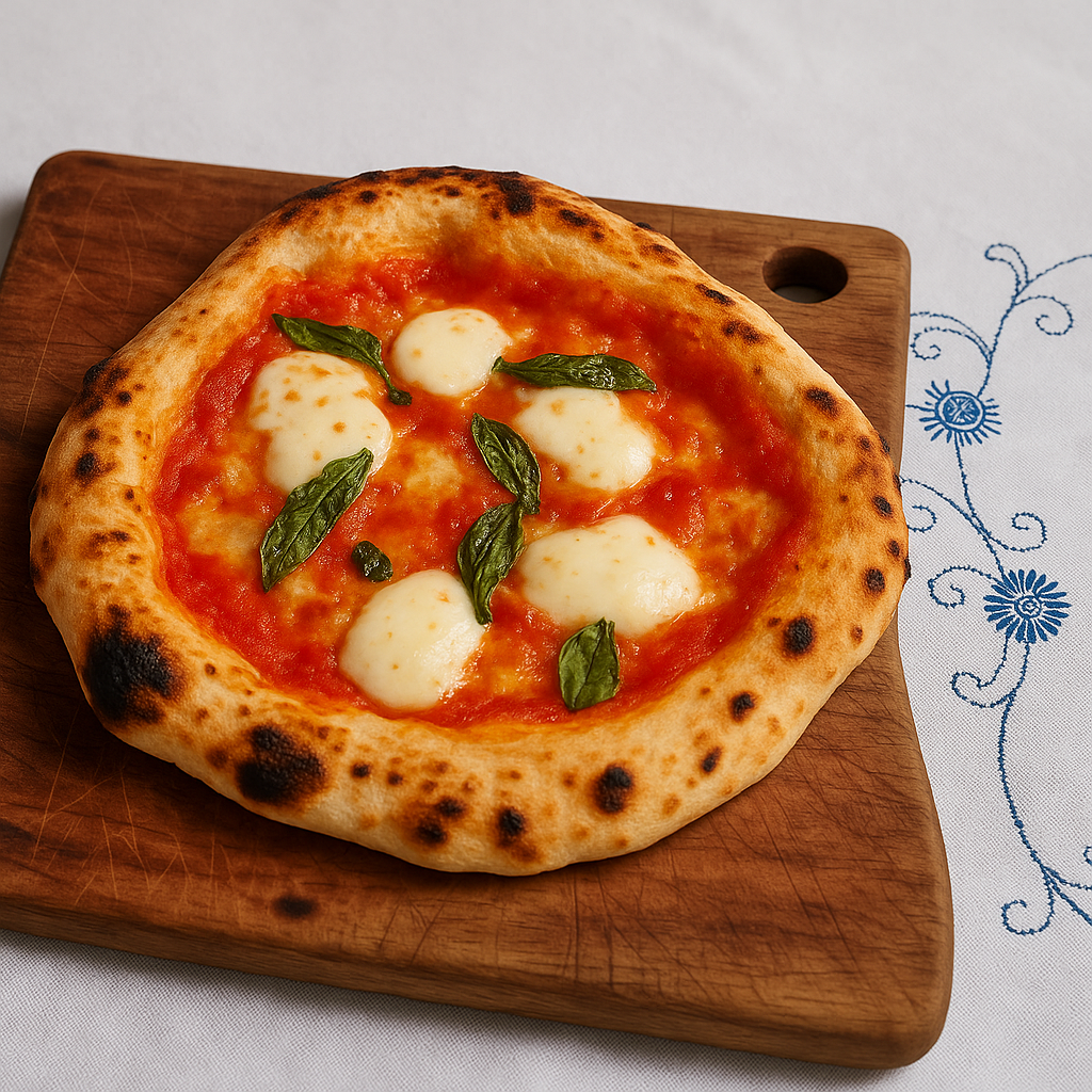 AI Enhanced pizza image